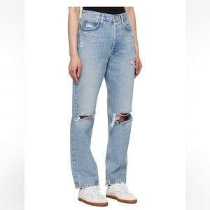 Agolde ripped denim